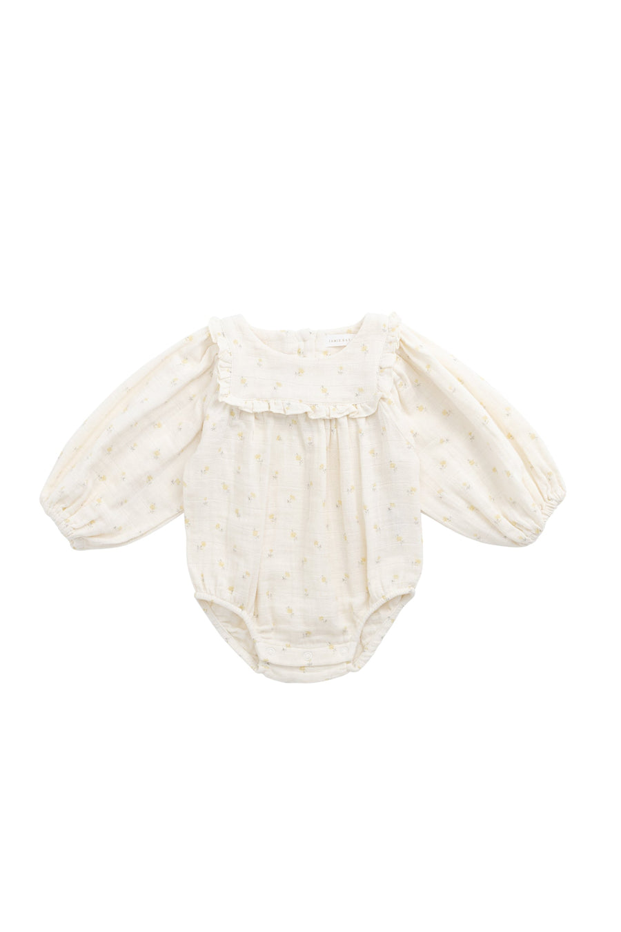 Organic Cotton Muslin Frances Playsuit - Vintage Ditsy Childrens Playsuit from Jamie Kay Australia