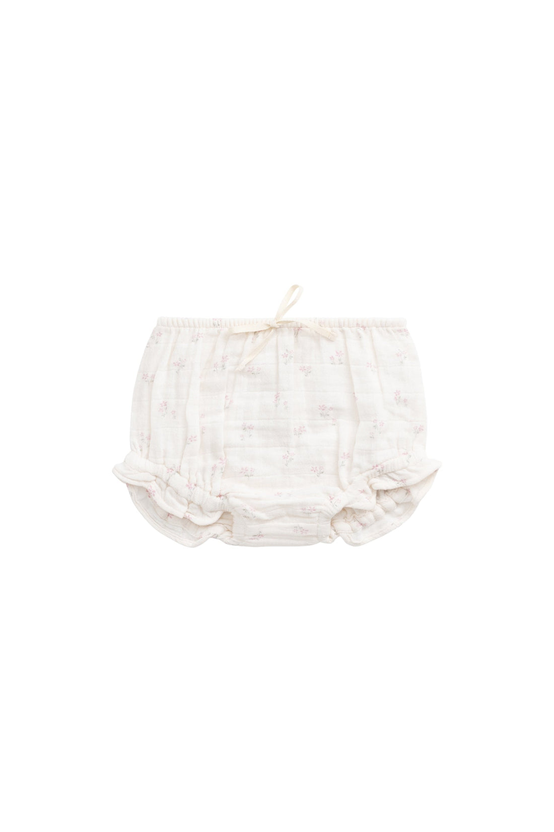 Organic Cotton Muslin Frill Bloomer - Pauline Pink Childrens Bloomer from Jamie Kay Australia