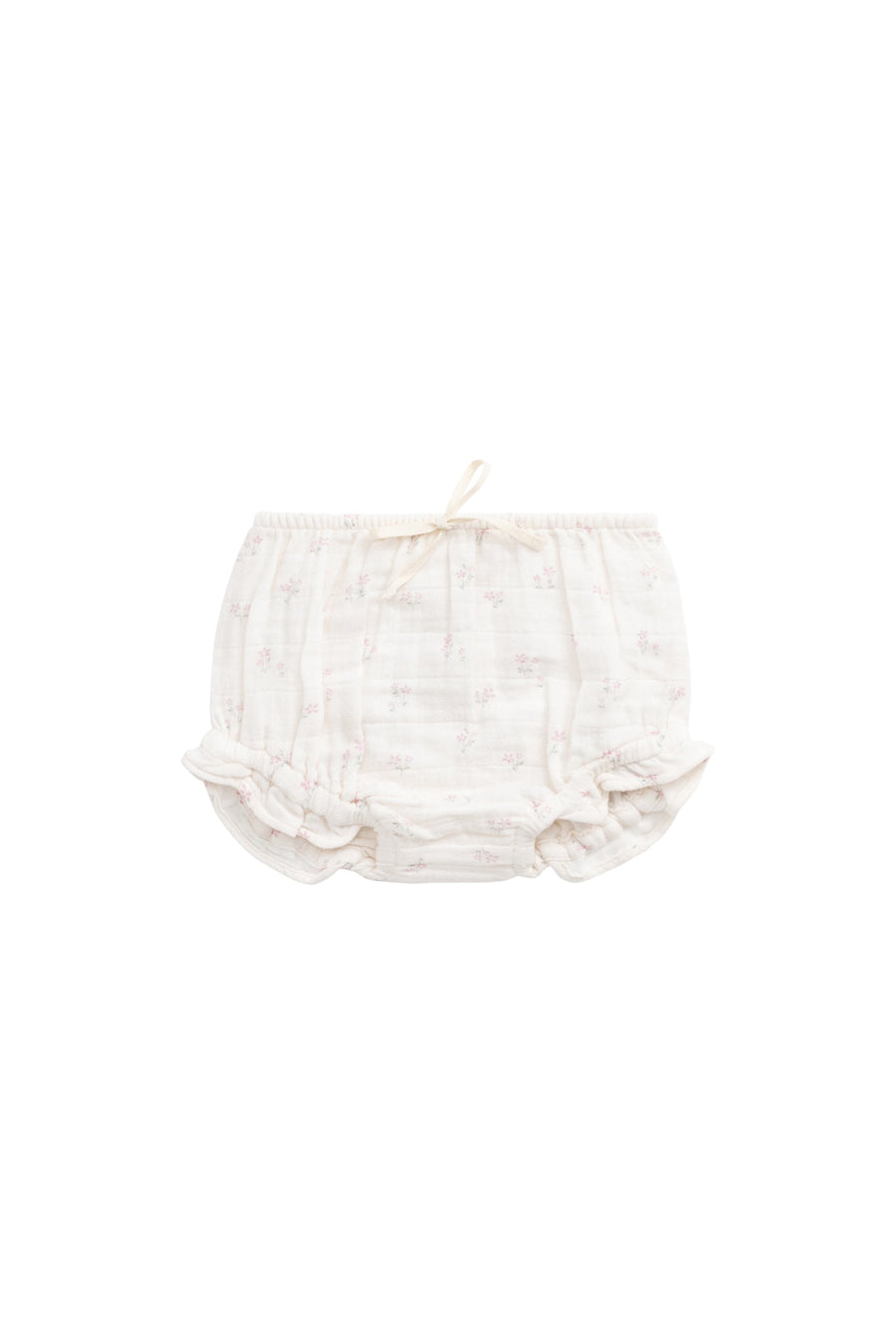 Organic Cotton Muslin Frill Bloomer - Pauline Pink Childrens Bloomer from Jamie Kay Australia