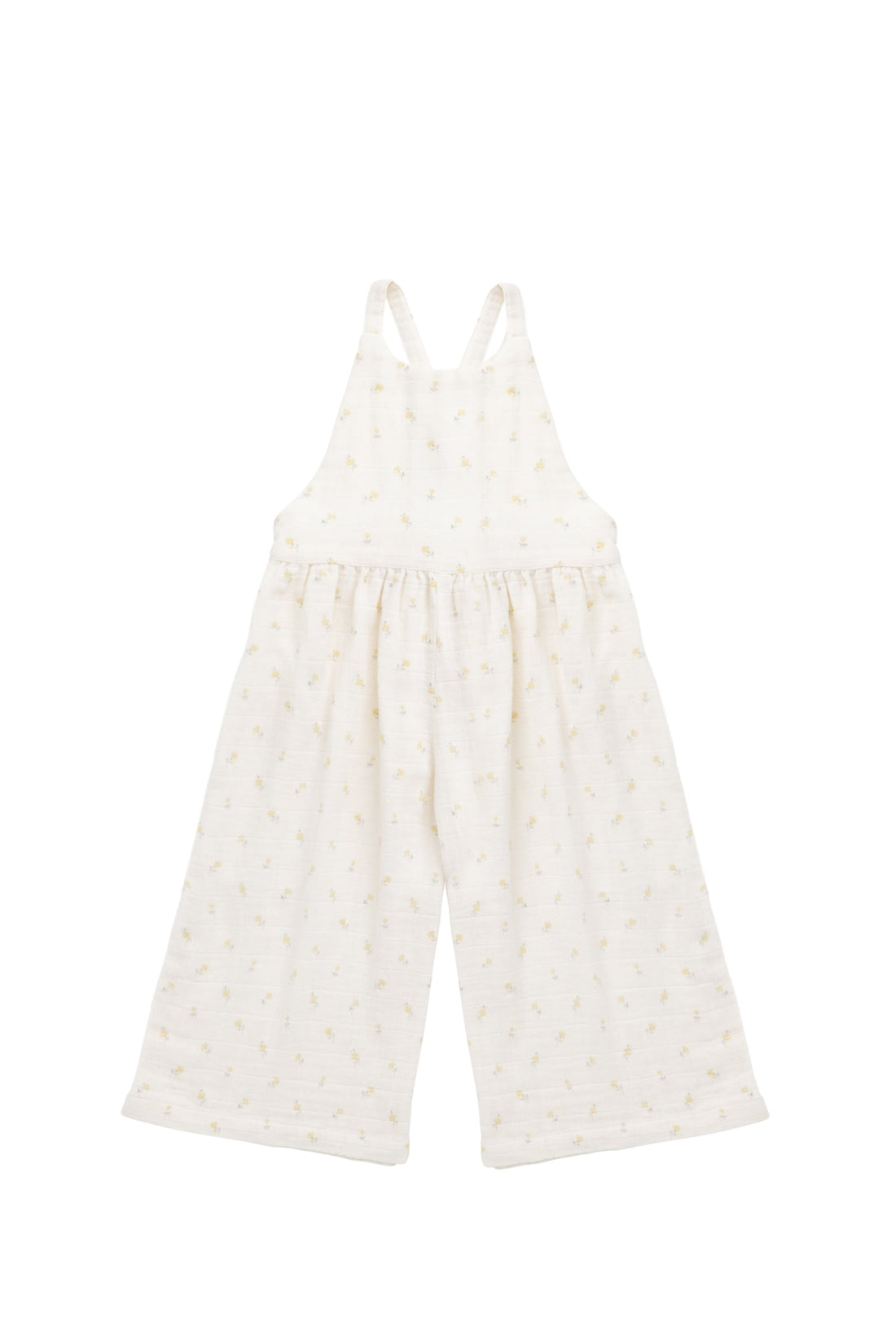 Organic Cotton Muslin Lana Jumpsuit - Vintage Ditsy Childrens Jumpsuit from Jamie Kay Australia
