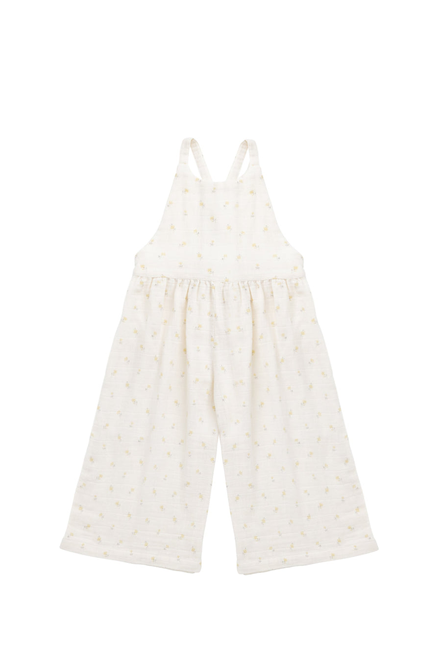 Organic Cotton Muslin Lana Jumpsuit - Vintage Ditsy Childrens Jumpsuit from Jamie Kay Australia