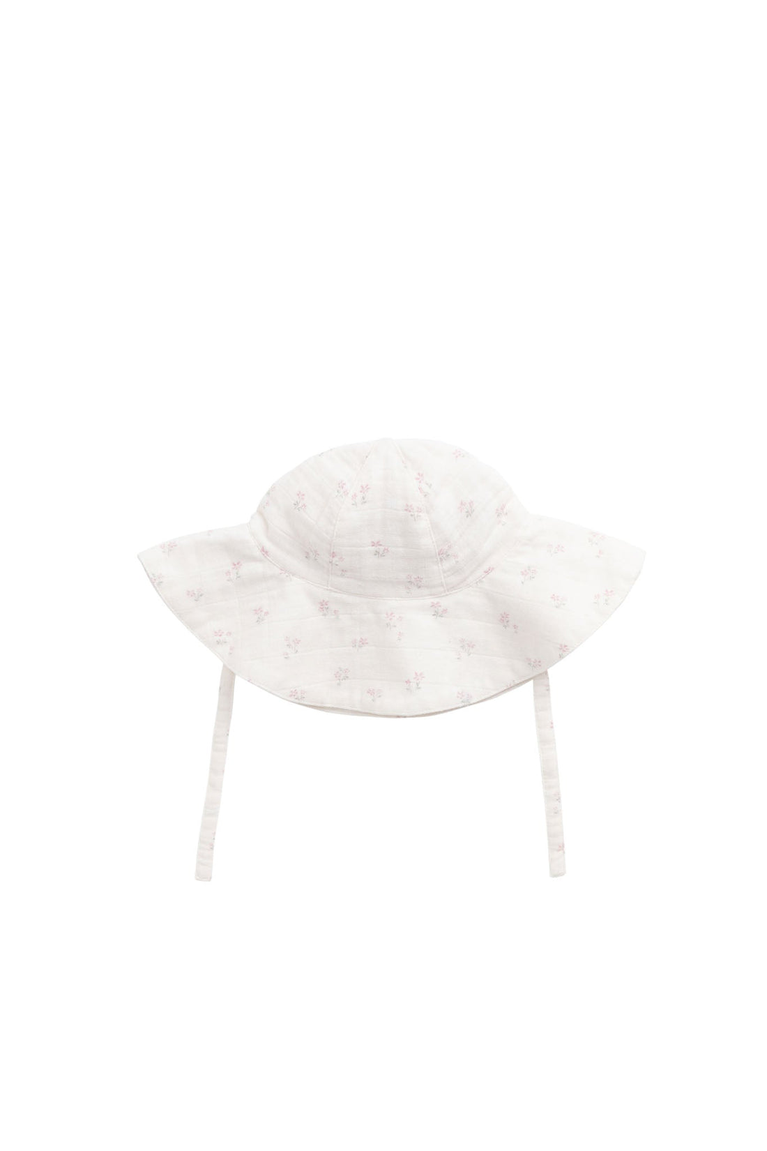 Organic Cotton Muslin Noelle Hat - Pauline Pink Childrens Hat from Jamie Kay Australia