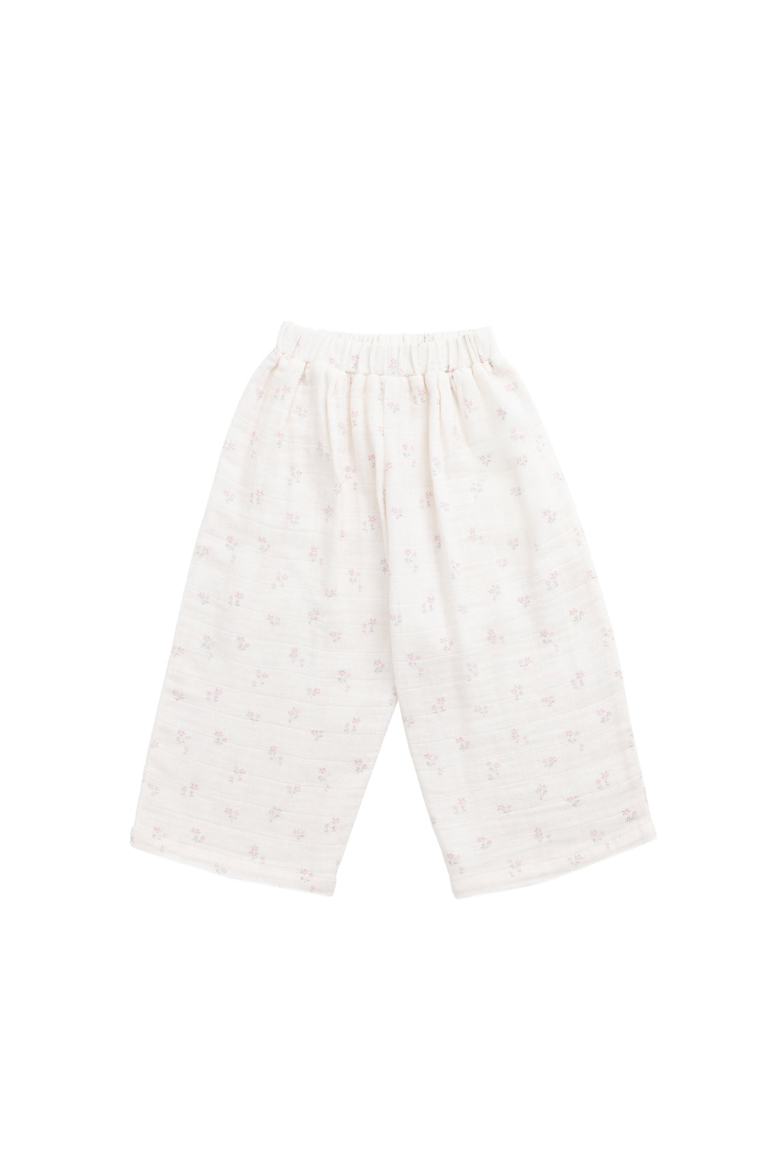 Organic Cotton Muslin Odette Pant - Pauline Pink Childrens Pant from Jamie Kay Australia