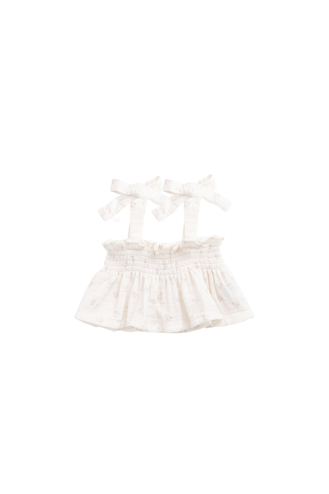 Organic Cotton Muslin Odette Top - Pauline Pink Childrens Top from Jamie Kay Australia