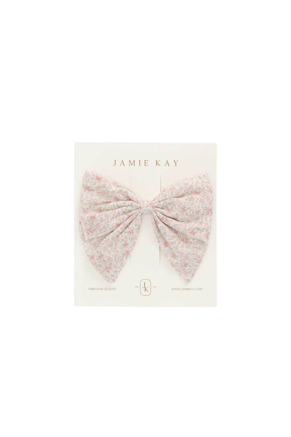 Organic Cotton Myla Bow - Claudette Rose Childrens Bow from Jamie Kay Australia