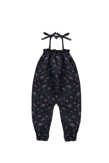 Organic Cotton Myla Jumpsuit - Bianca Noir Childrens Jumpsuit from Jamie Kay Australia