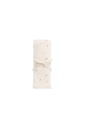 Organic Cotton Pointelle Murphy Wrap - Sweet Magnolia Simple Childrens Wrap from Jamie Kay Australia