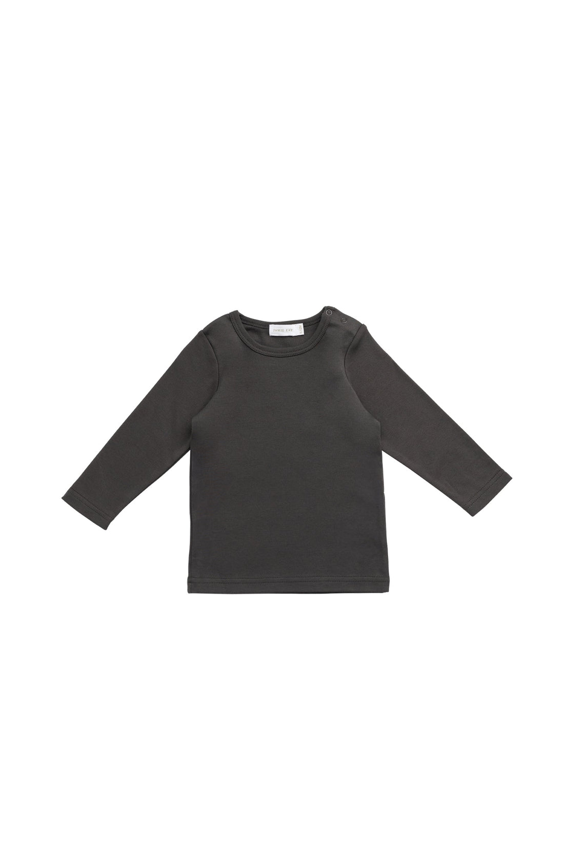 Pima Cotton Vinny Long Sleeve Top - Bistre Childrens Top from Jamie Kay Australia