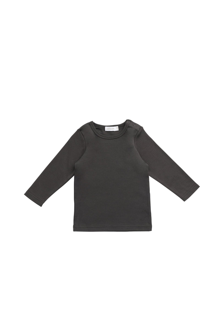 Pima Cotton Vinny Long Sleeve Top - Bistre Childrens Top from Jamie Kay Australia
