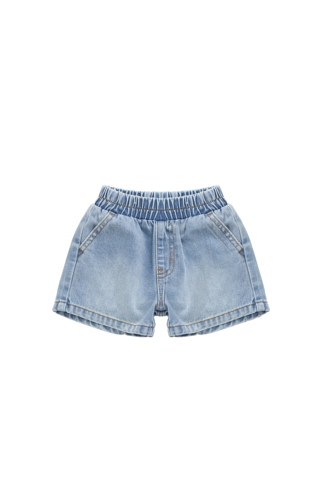 Reid Denim Short - Antique Blue Childrens Short from Jamie Kay Australia