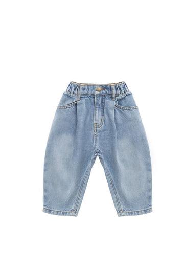 Rueben Pant - Antique Blue Childrens Pant from Jamie Kay Australia