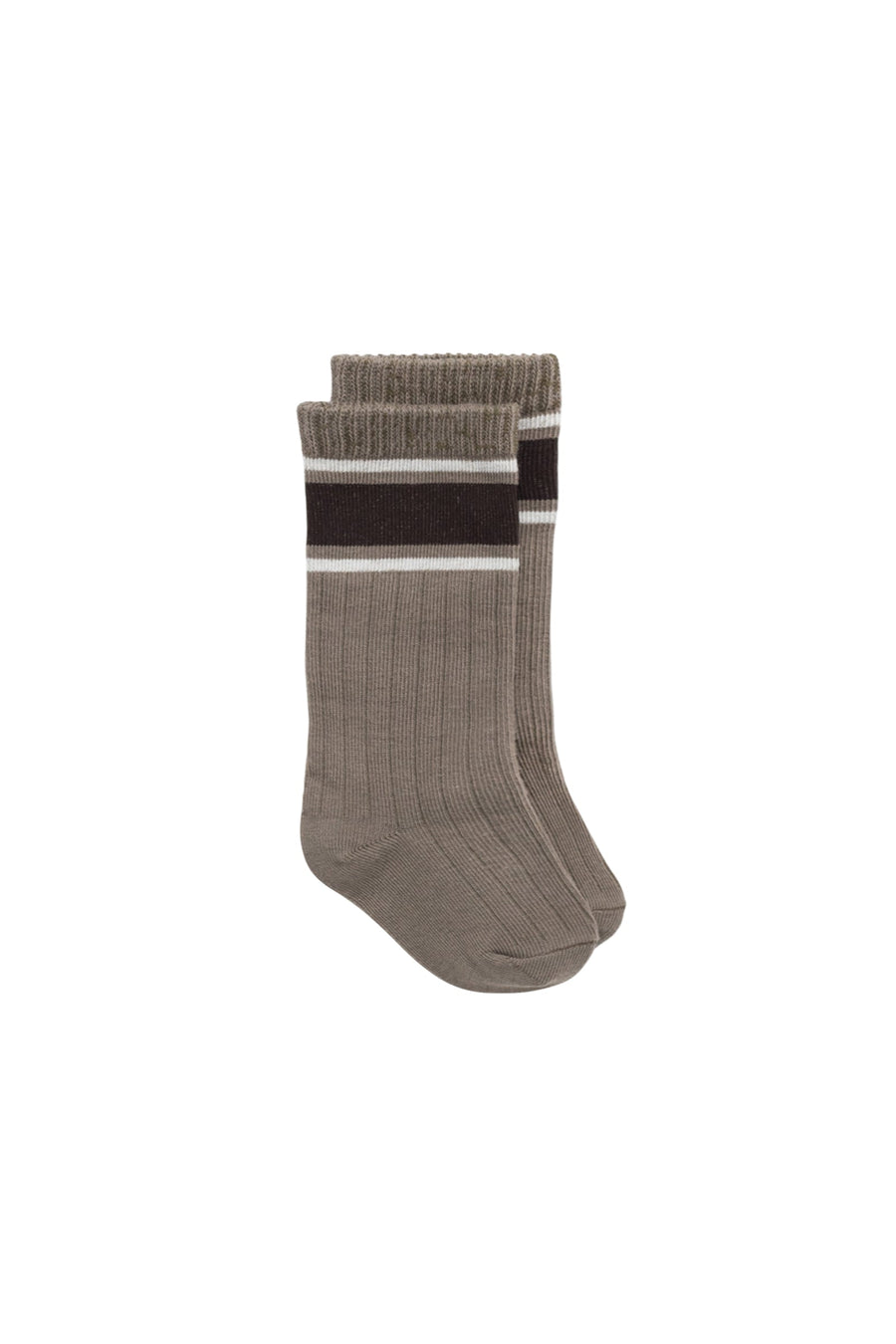 Sporty Sock - Fir Bark/Bistre Childrens Sock from Jamie Kay Australia