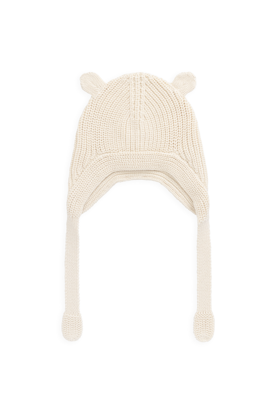 Ashton Knitted Hat - Vanilla Childrens Hat from Jamie Kay Australia