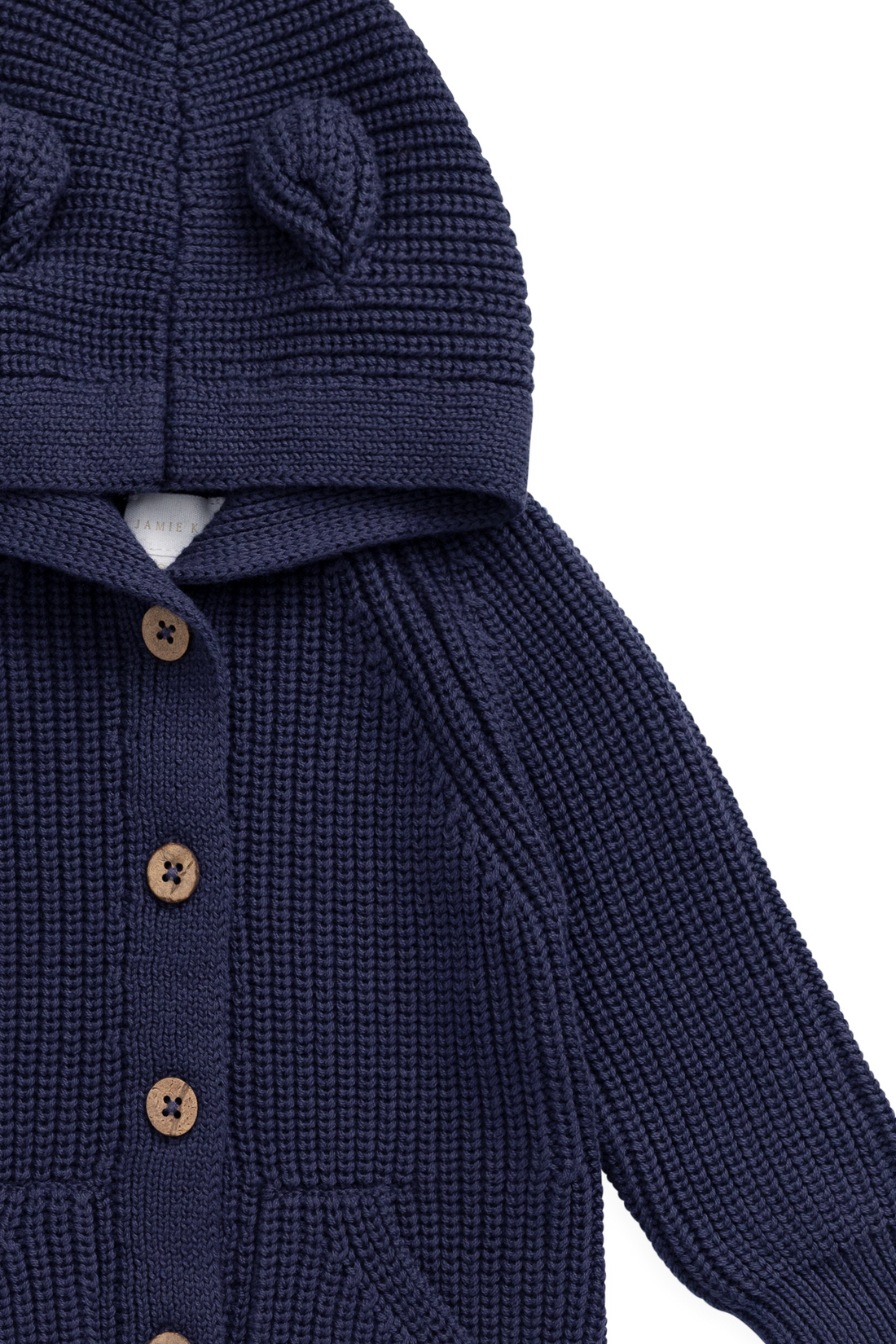 Bear Knit Onepiece - Marine Childrens Onepiece from Jamie Kay Australia