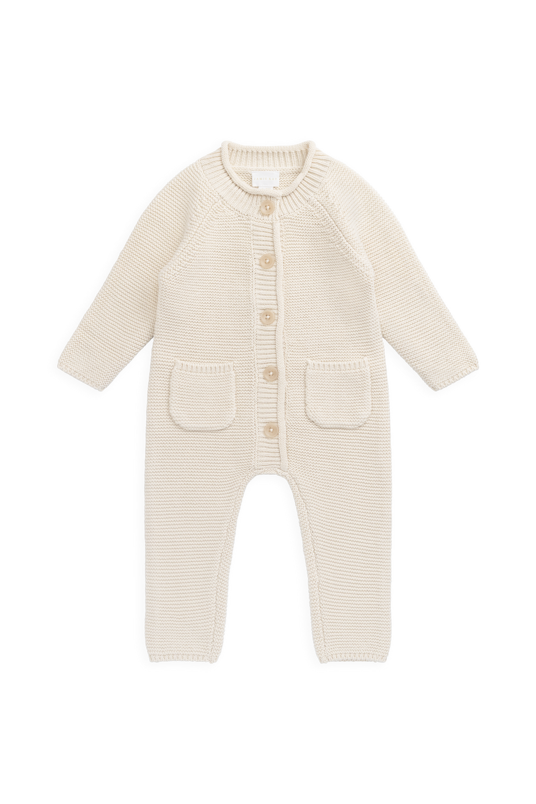 Cameron Knitted Onepiece - Vanilla Childrens Onepiece from Jamie Kay Australia