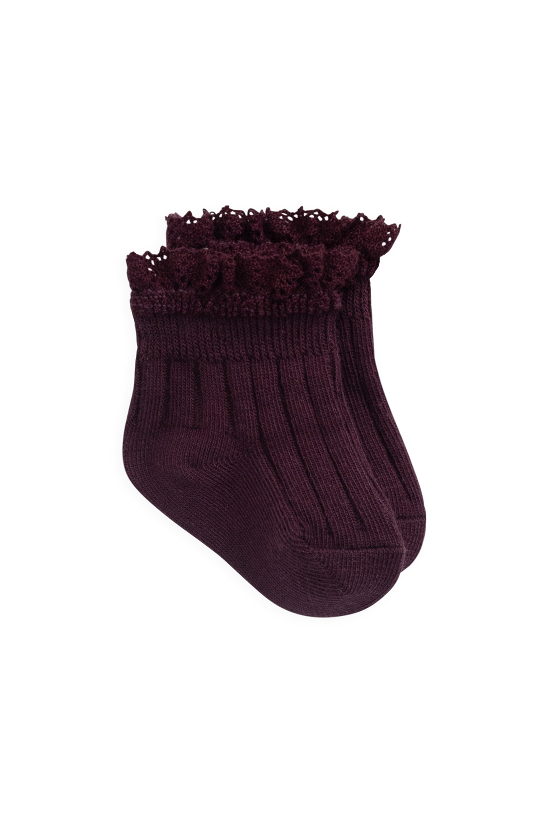 Emily Ankle Sock - Fig Childrens Socks from Jamie Kay Australia