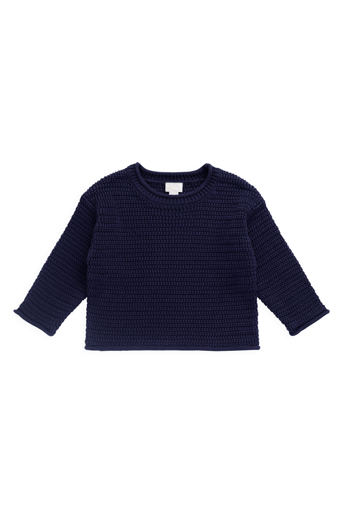 Eugene Knitted Jumper - Marine Childrens Jumper from Jamie Kay Australia