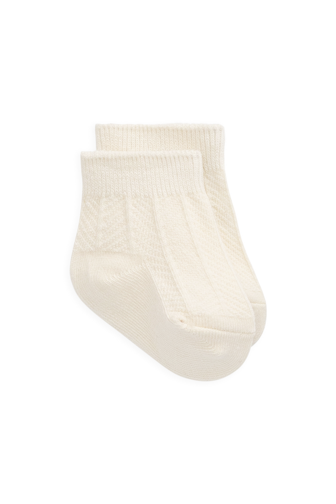 Herringbone Sock - Cloud Childrens Socks from Jamie Kay Australia