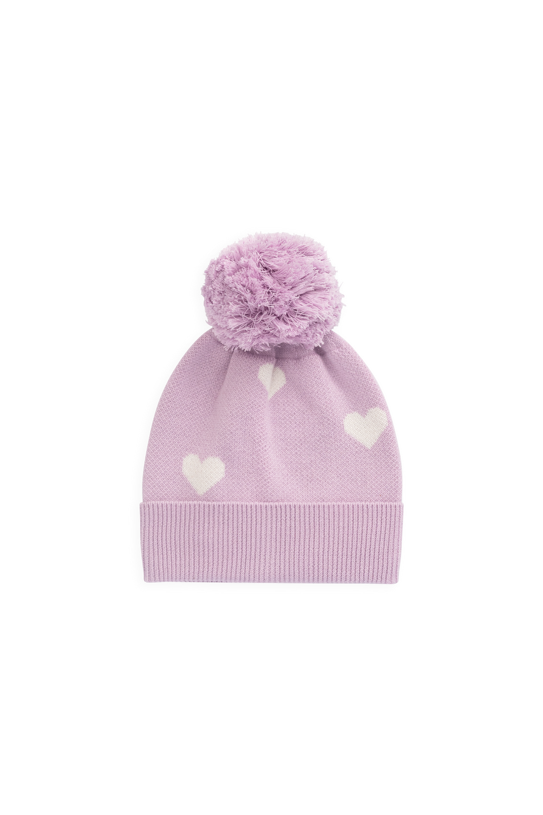 Kayla Hat - Kayla Heart Jacquard Orchid Dream Childrens Hat from Jamie Kay Australia
