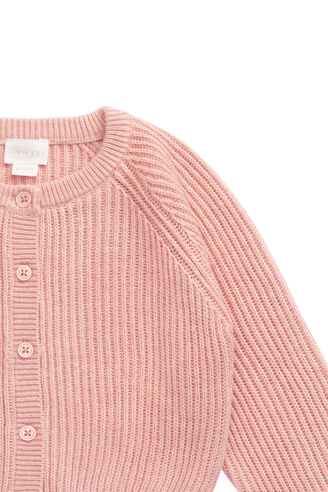 Matilda Cardigan - Pale Blush Childrens Cardigan from Jamie Kay Australia