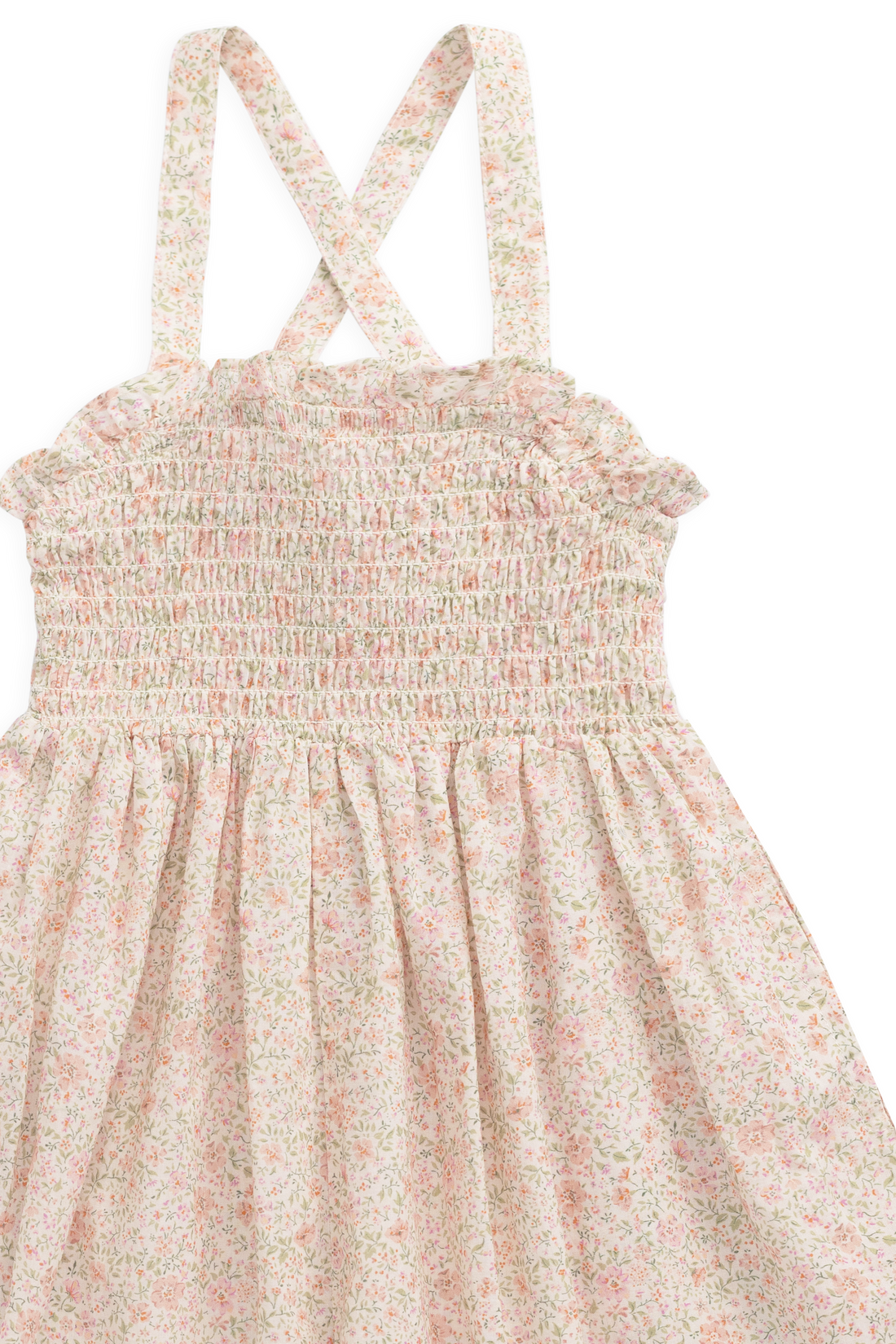 Organic Cotton Arabella Jumpsuit - Flora Pink Childrens Onepiece from Jamie Kay Australia