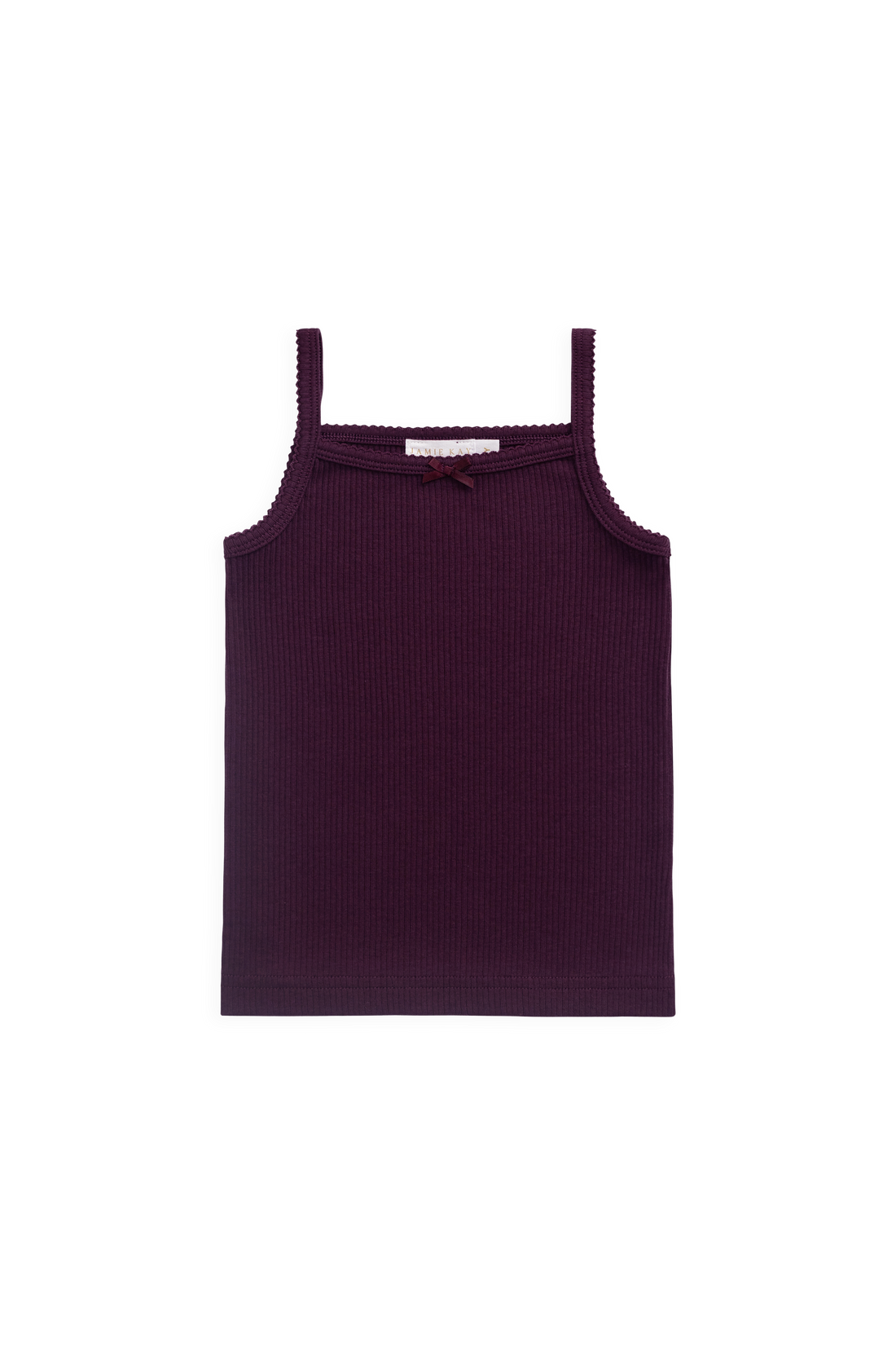 Organic Cotton Modal Laylin Singlet - Fig Childrens Singlet from Jamie Kay Australia