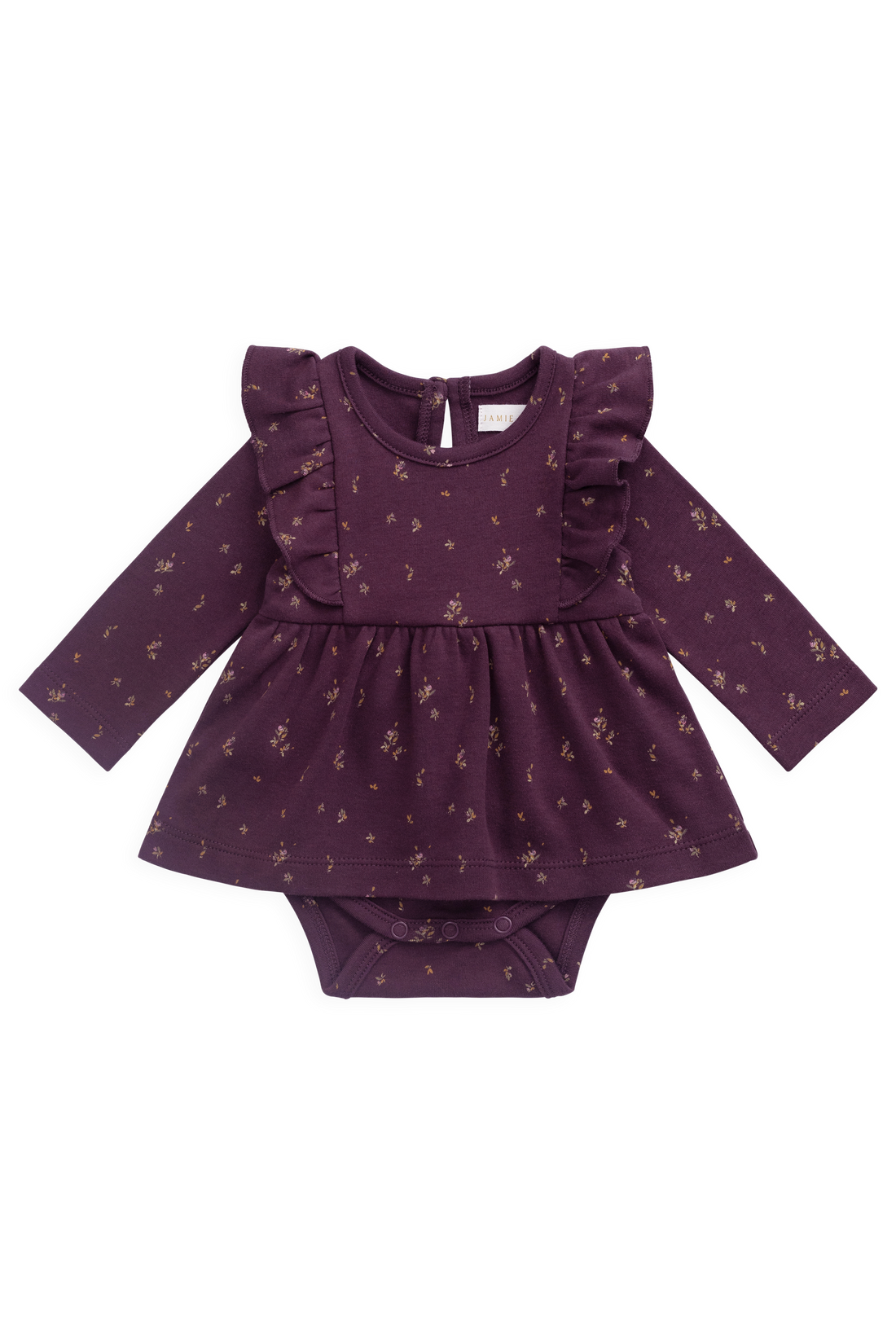 Organic Cotton Vivienne Playsuit - Dina Fig Childrens Playsuit from Jamie Kay Australia