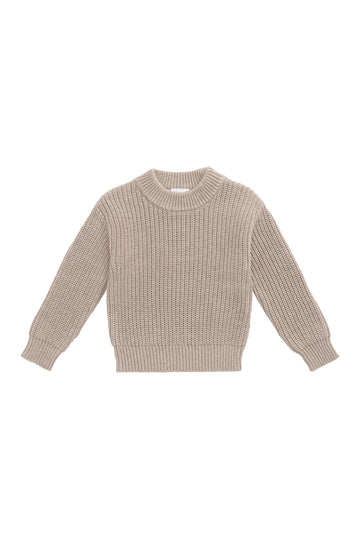 Morgan Jumper - Putty Marle Childrens Jumper from Jamie Kay Australia