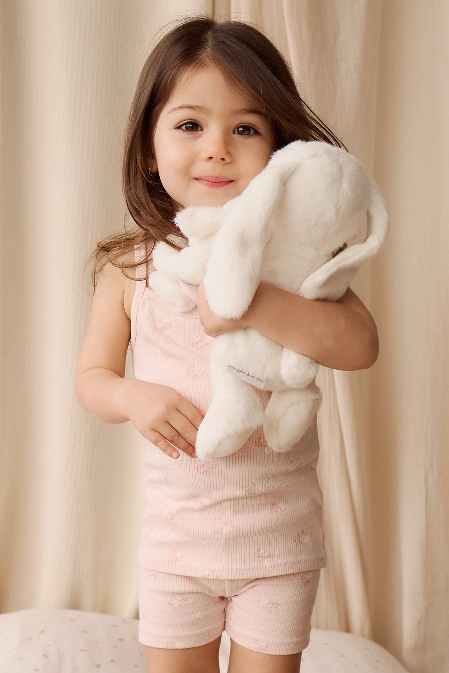 Snuggle Bunnies - Plush Frankie the Hugging Bunny - Marshmallow Childrens Toy from Jamie Kay Australia