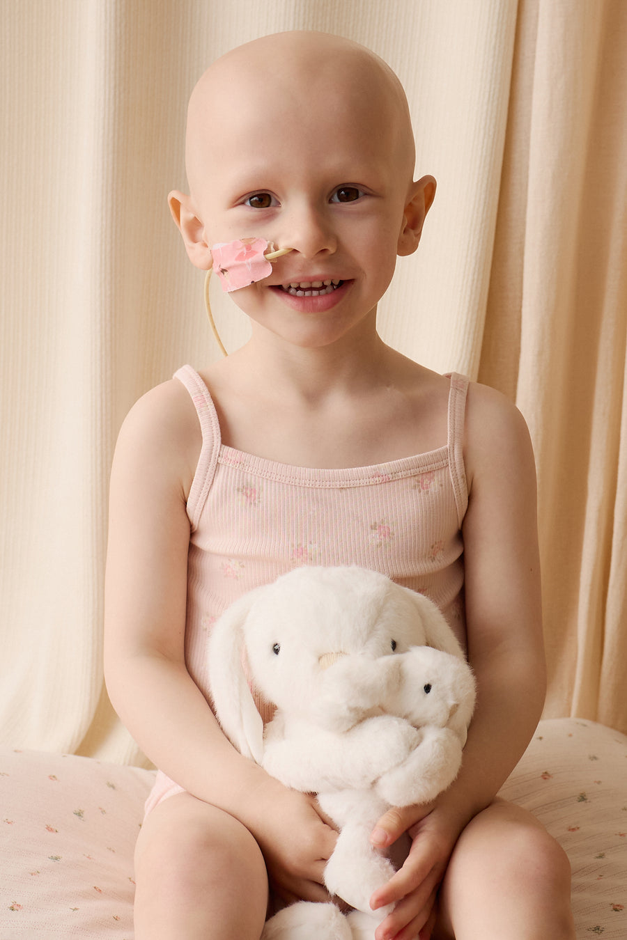 Organic Cotton Fine Rib Isla Singlet Pyjama Set - Simone Morganite Childrens Pyjama from Jamie Kay Australia