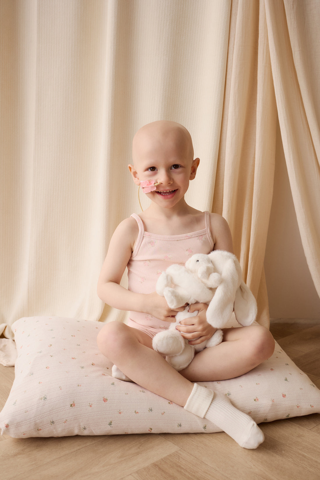 Organic Cotton Fine Rib Isla Singlet Pyjama Set - Simone Morganite Childrens Pyjama from Jamie Kay Australia