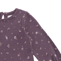 Organic Cotton Bailey Top - Goldie Huckleberry Large Childrens Top from Jamie Kay Australia