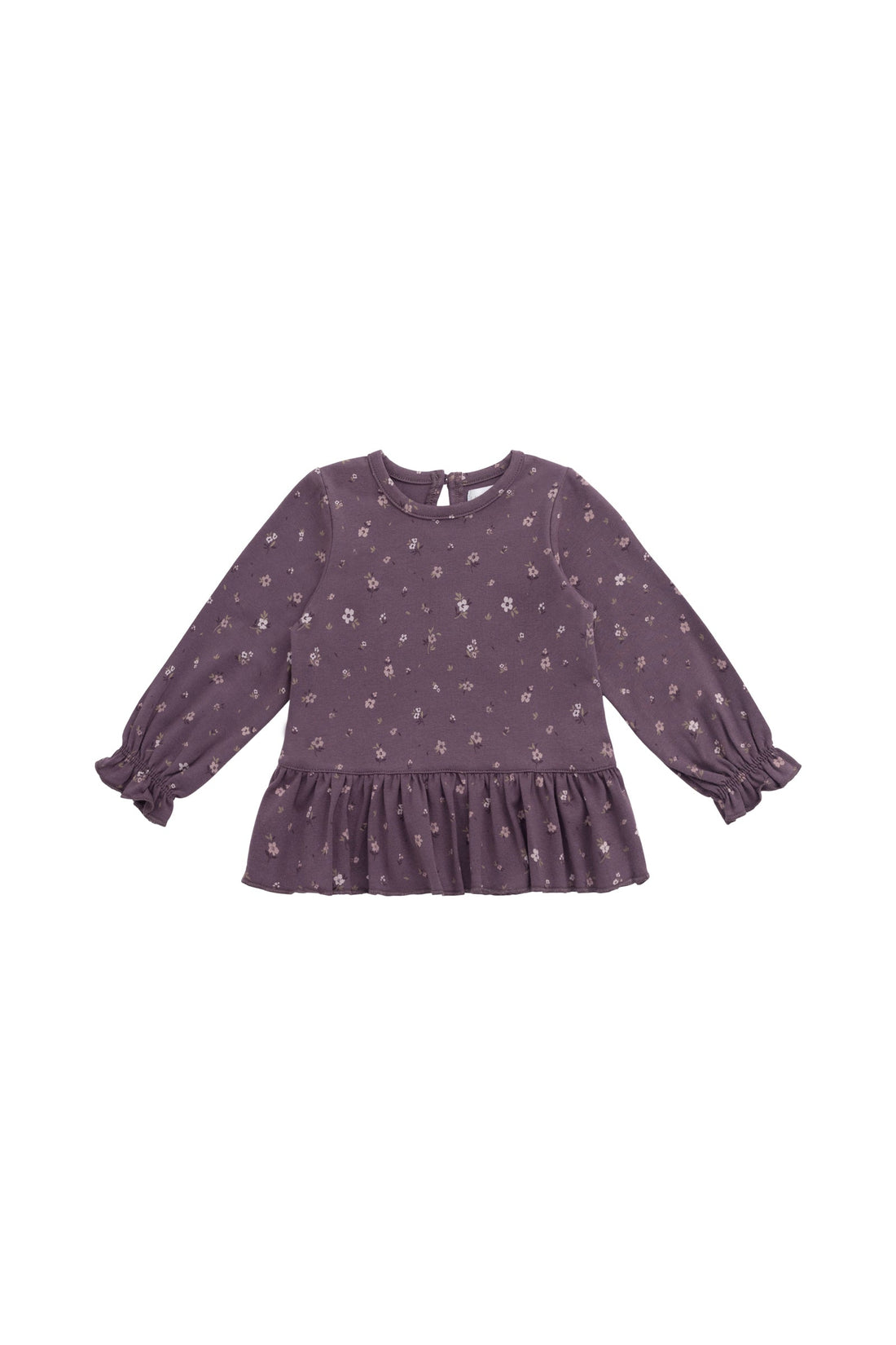 Organic Cotton Bailey Top - Goldie Huckleberry Large Childrens Top from Jamie Kay Australia