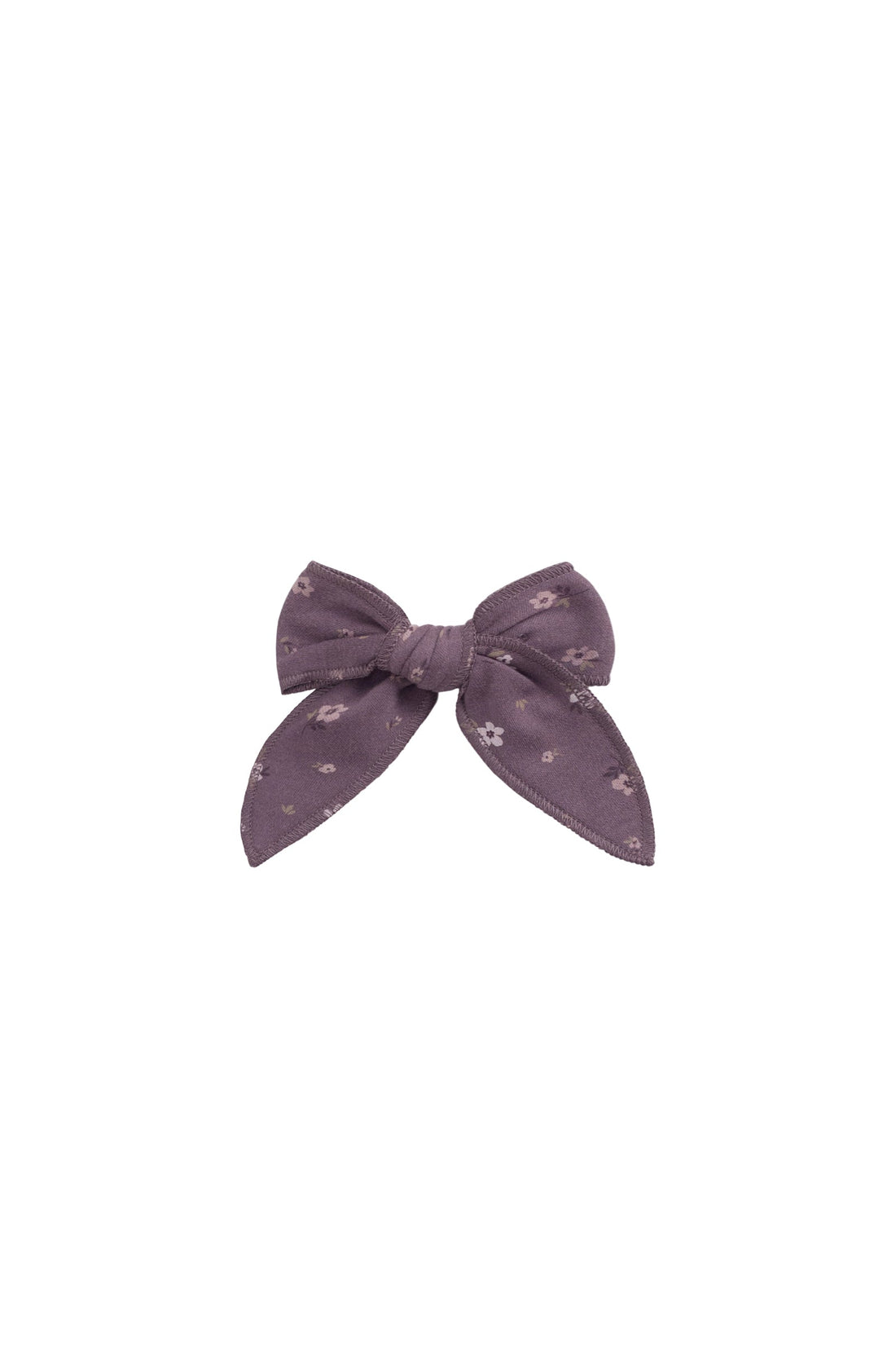 Organic Cotton Bow - Goldie Huckleberry Large Childrens Hair Bow from Jamie Kay Australia