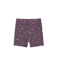 Organic Cotton Everyday Bike Short - Goldie Huckleberry Large Childrens Short from Jamie Kay Australia