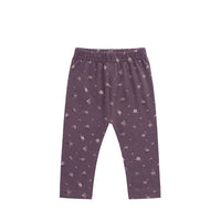 Organic Cotton Everyday Legging - Goldie Huckleberry Large Childrens Legging from Jamie Kay Australia