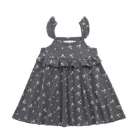 Organic Cotton Molly Dress - Lulu Bloom Lava Childrens Dress from Jamie Kay Australia