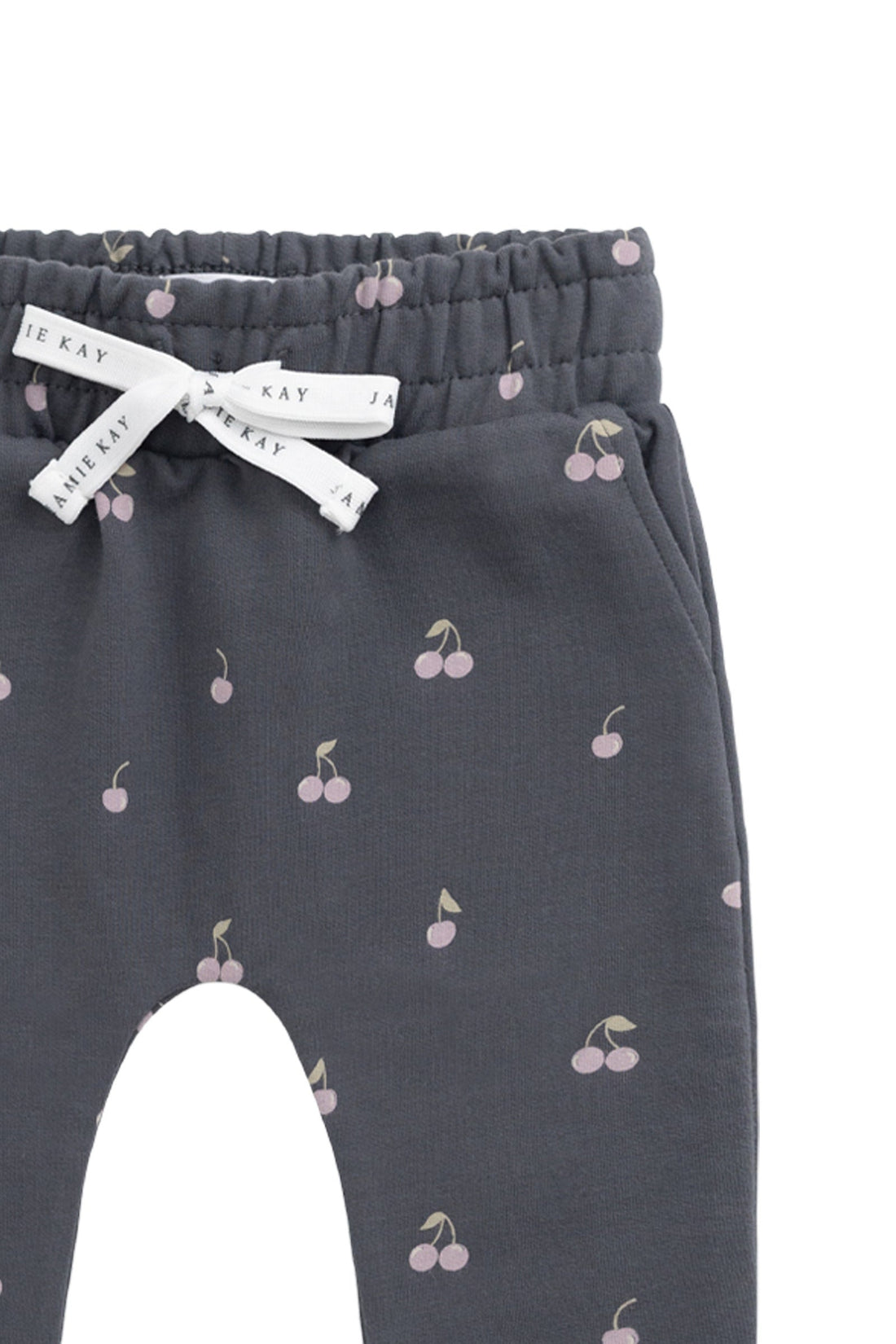 Organic Cotton Morgan Track Pant - Cherry Love Lava Childrens Pant from Jamie Kay Australia