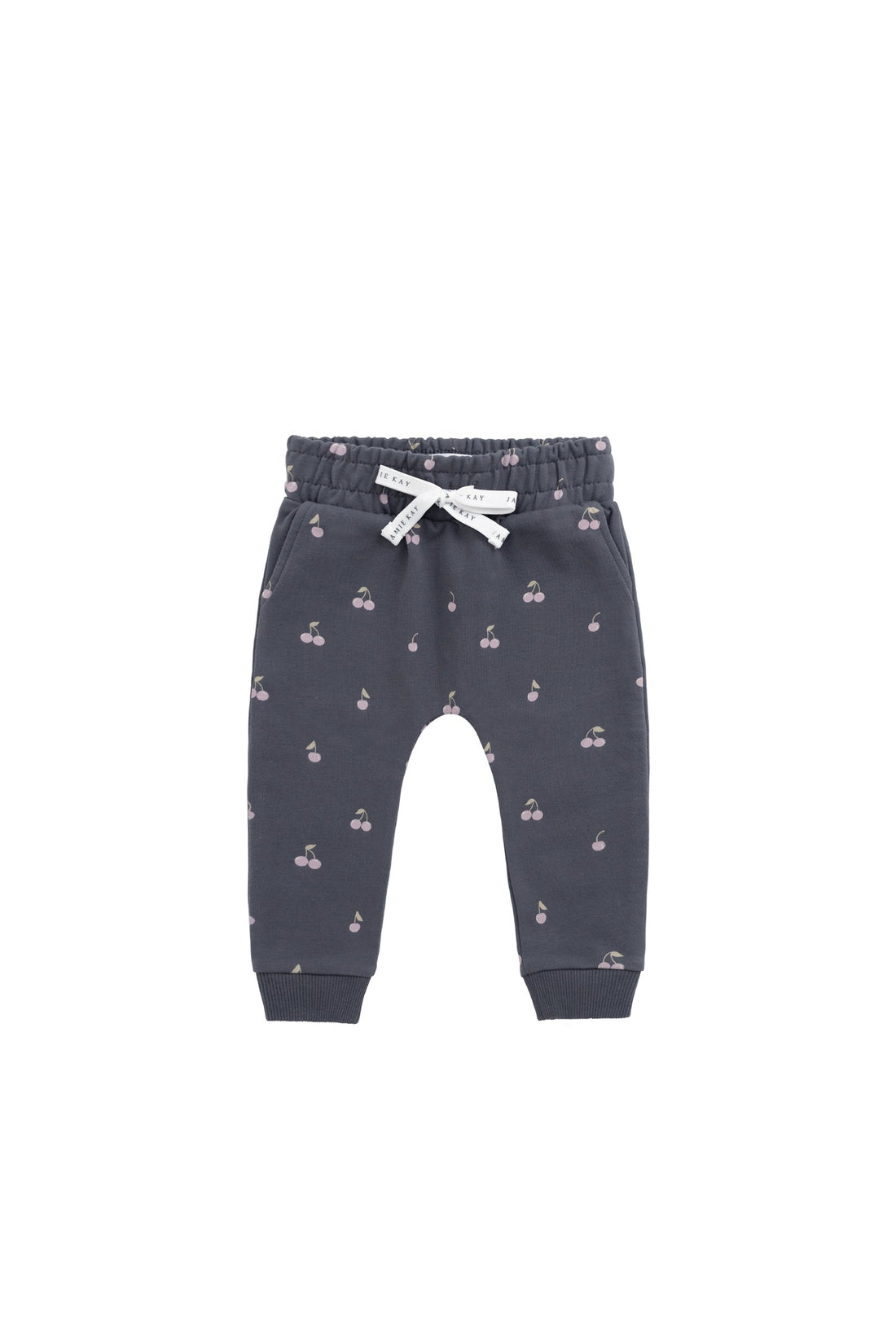 Organic Cotton Morgan Track Pant - Cherry Love Lava Childrens Pant from Jamie Kay Australia