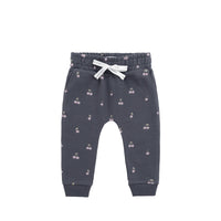 Organic Cotton Morgan Track Pant - Cherry Love Lava Childrens Pant from Jamie Kay Australia