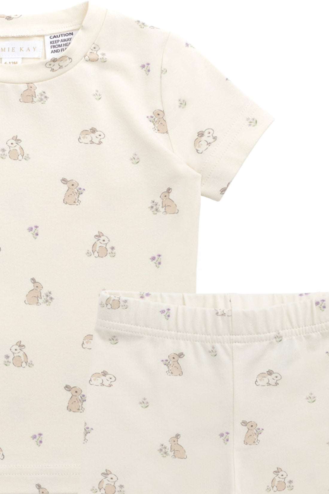 Organic Cotton Skye Short Sleeve Pyjama Set - Pennys Baby Friends Childrens Pyjama from Jamie Kay Australia