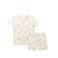 Organic Cotton Skye Short Sleeve Pyjama Set - Pennys Baby Friends Childrens Pyjama from Jamie Kay Australia