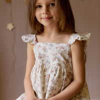 Organic Cotton Elodie Dress - Selena Blush Childrens Dress from Jamie Kay Australia