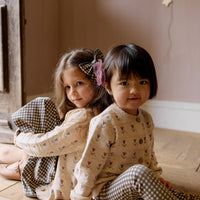 Penny Knitted Cardigan - Penny Flower Jacquard Childrens Cardigan from Jamie Kay Australia