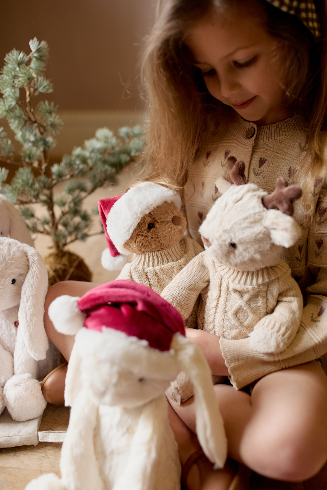 Snuggle Bunnies - Christmas Georgie Childrens Toy from Jamie Kay Australia