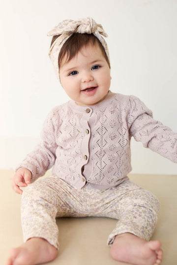 Mila Cardigan - Hushed Violet Childrens Cardigan from Jamie Kay Australia