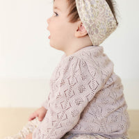 Mila Cardigan - Hushed Violet Childrens Cardigan from Jamie Kay Australia