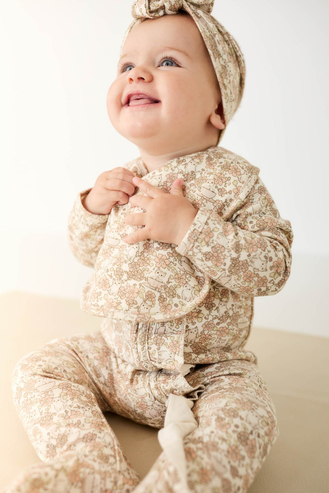 Organic Cotton Bib - Kitty Chloe Childrens Bib from Jamie Kay Australia