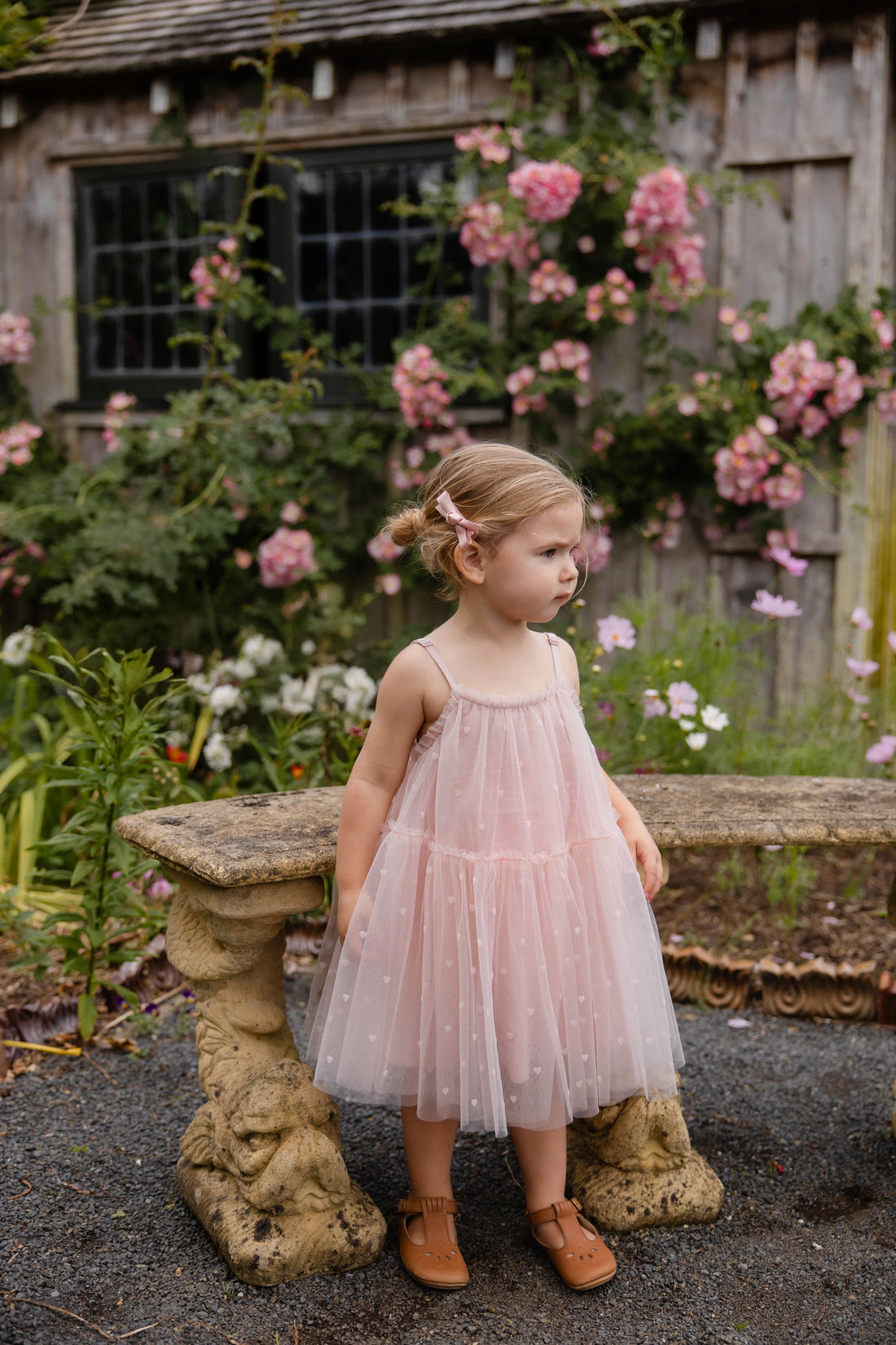 Nylah Dress - Petite Heart Rosie Childrens Dress from Jamie Kay Australia