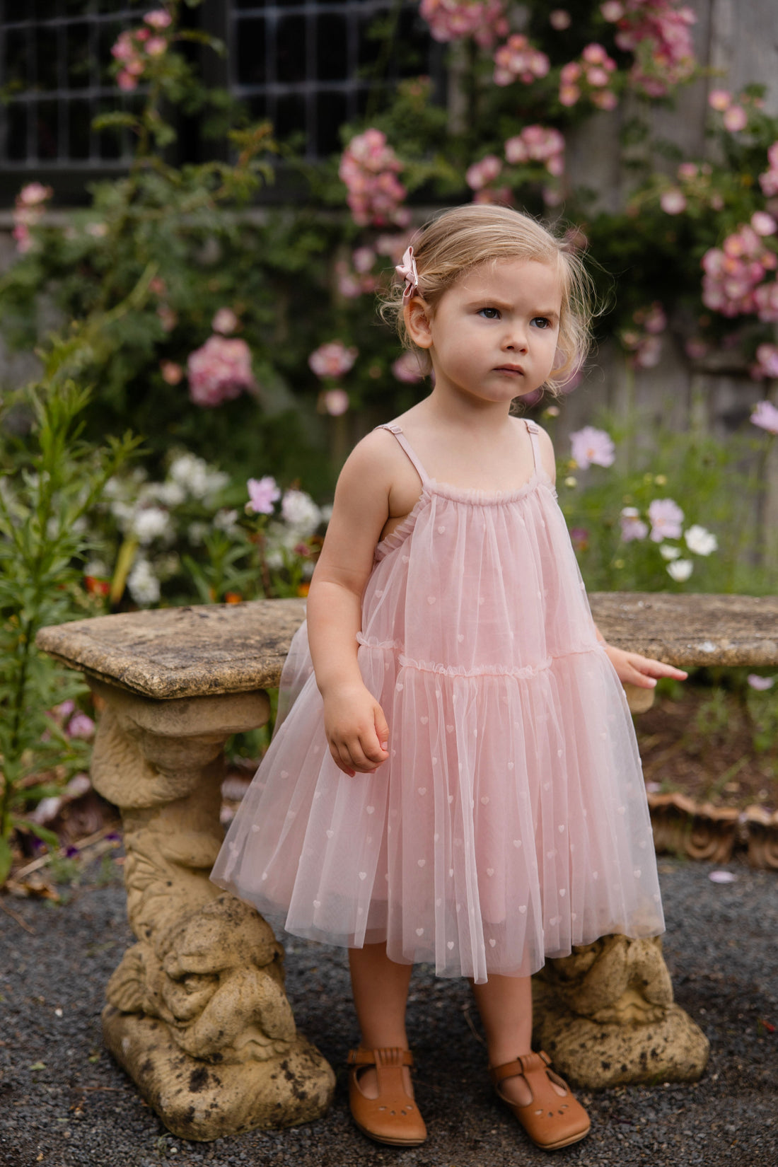 Nylah Dress - Petite Heart Rosie Childrens Dress from Jamie Kay Australia